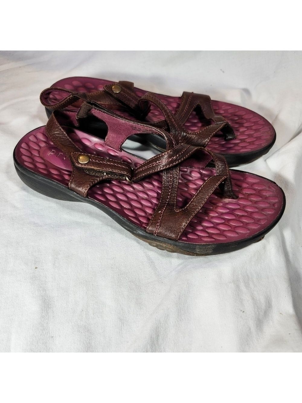 Pr!vo leathers sandals sz7M - Picture 2 of 6